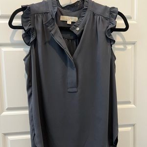 Loft XS grey blouse
